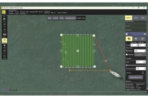 Antarmuka Boxfish SafePath Planner untuk perencanaan jalur survei transek otonom AUV berbasis waypoint dan kedalaman